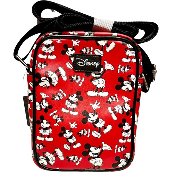 Disney Mickey Mouse Crossbody Bag and Zip Card Holder Keychain - Picture 2 of 5
